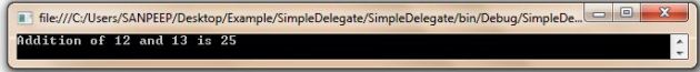 Delegate in C#
